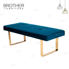 Different kinds of stainless steel frame furniture home bench ottoman sofa